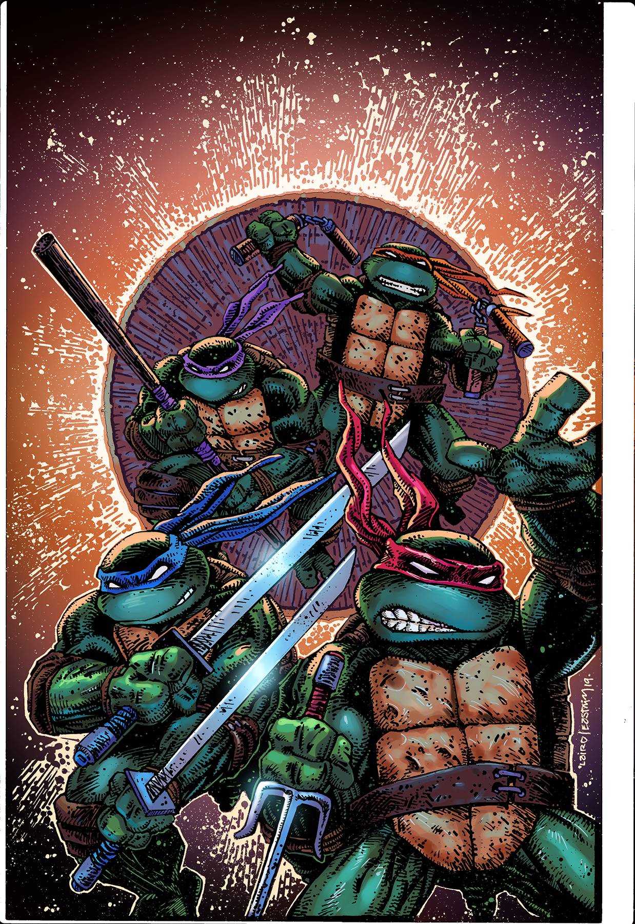 TMNT #100 INHYUK LEE EXCLUSIVE VIRGIN VARIANT & RATIO VARIANT OPTIONS