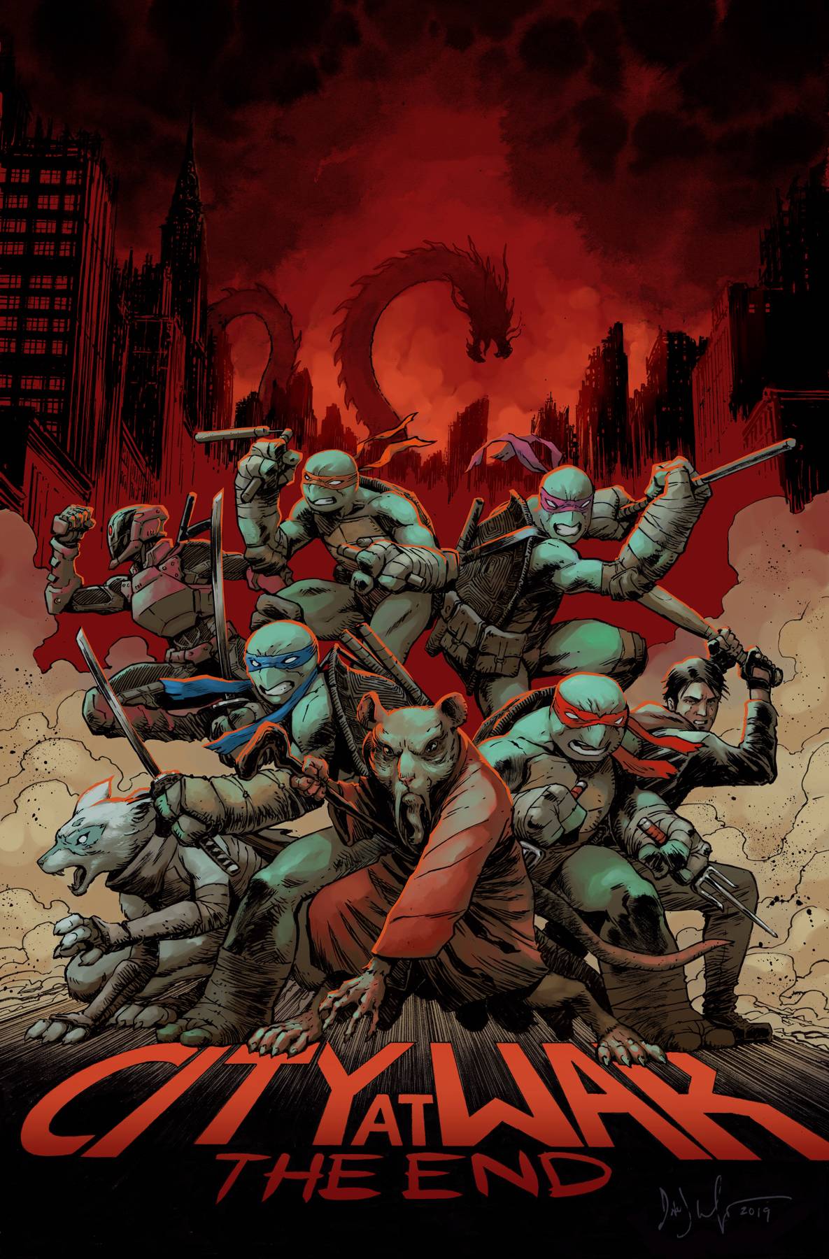TMNT ONGOING #100 CVR A WACHTER 12/11/19 FOC 11/18/19