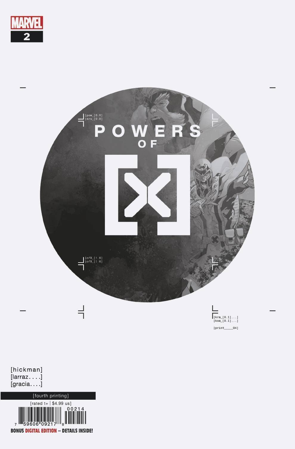 POWERS OF X #2 (OF 6) 4TH PTG SILVA VARIANT 10/23/19 FOC 09/30/19