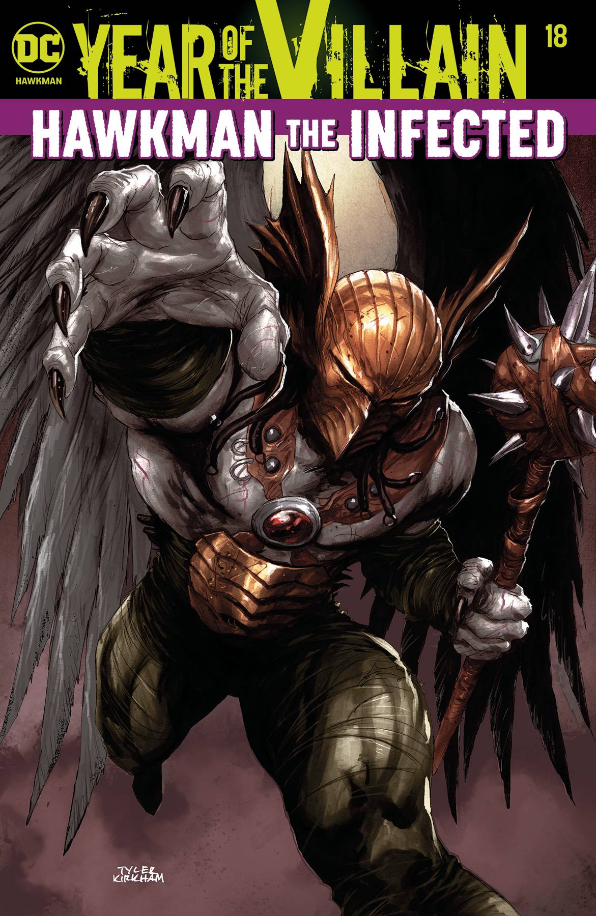 HAWKMAN #18 YOTV ACETATE 11/13/19 FOC 09/09/19