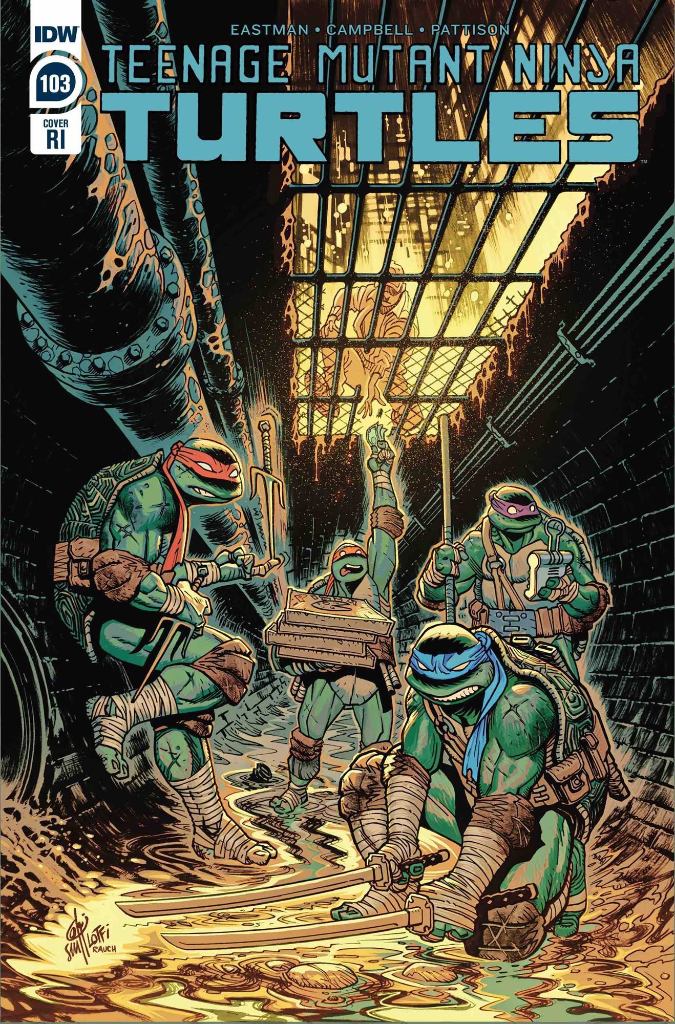 TMNT ONGOING #103 LOFTI 1:10 VARIANT 02/19/20 FOC 01/27/20