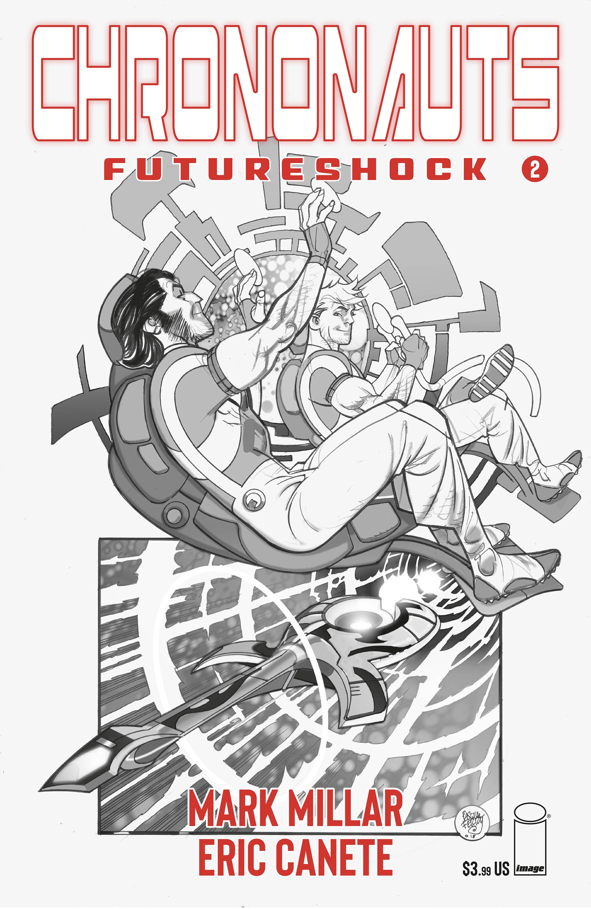 CHRONONAUTS FUTURESHOCK #2 (OF 4) CVR B B&W FERRY 10/30/19 FOC 10/07/19