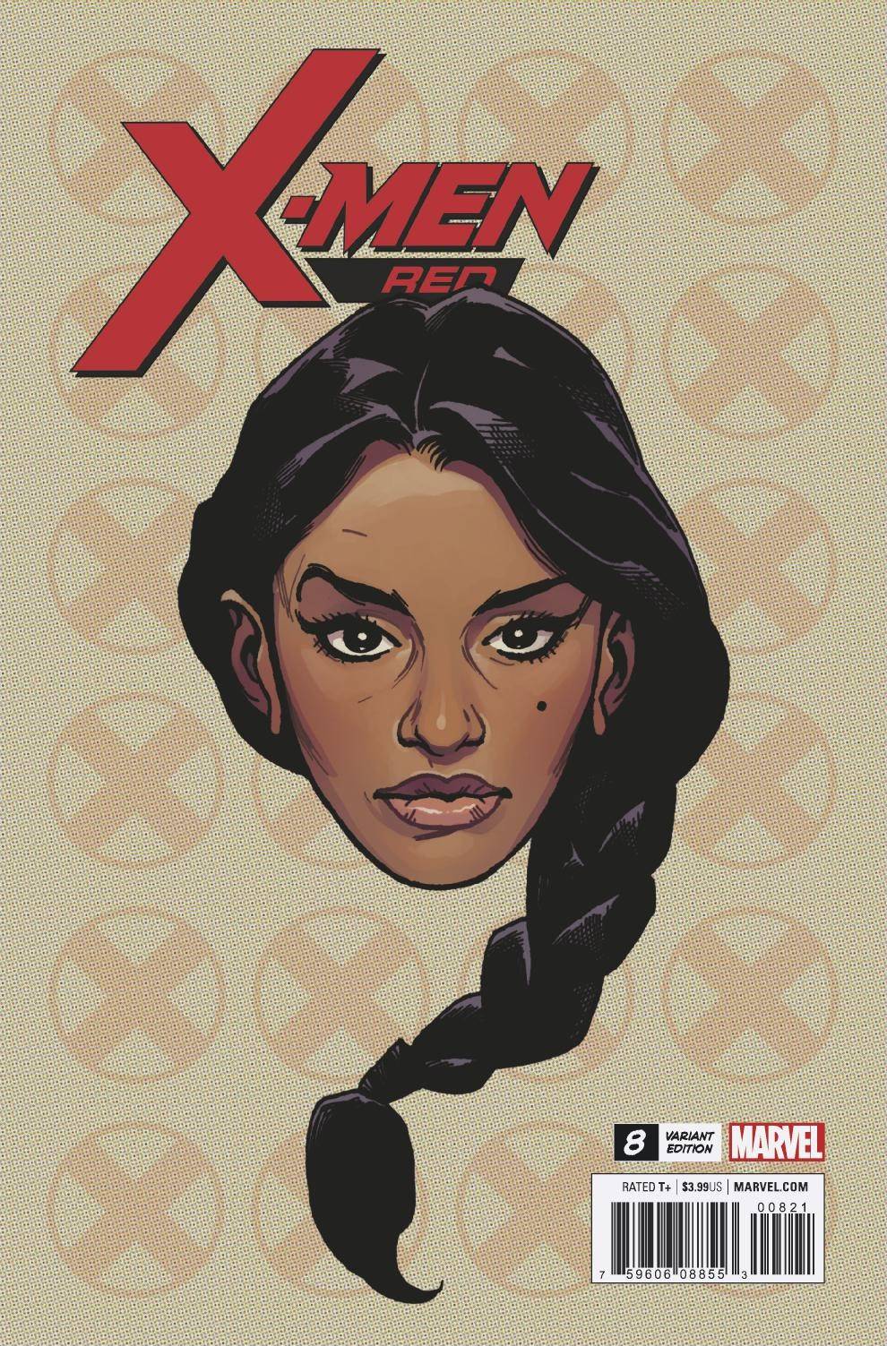 09/26/2018 X-MEN RED #8 CHAREST 1:10 VARIANT HEADSHOT