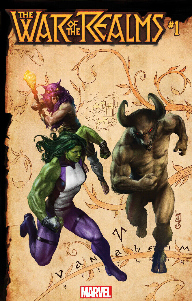 WAR OF REALMS #1 (OF 6) CAMUNCOLI CONNECTING REALM VARIANT 04/03/19 FOC 03/04/19