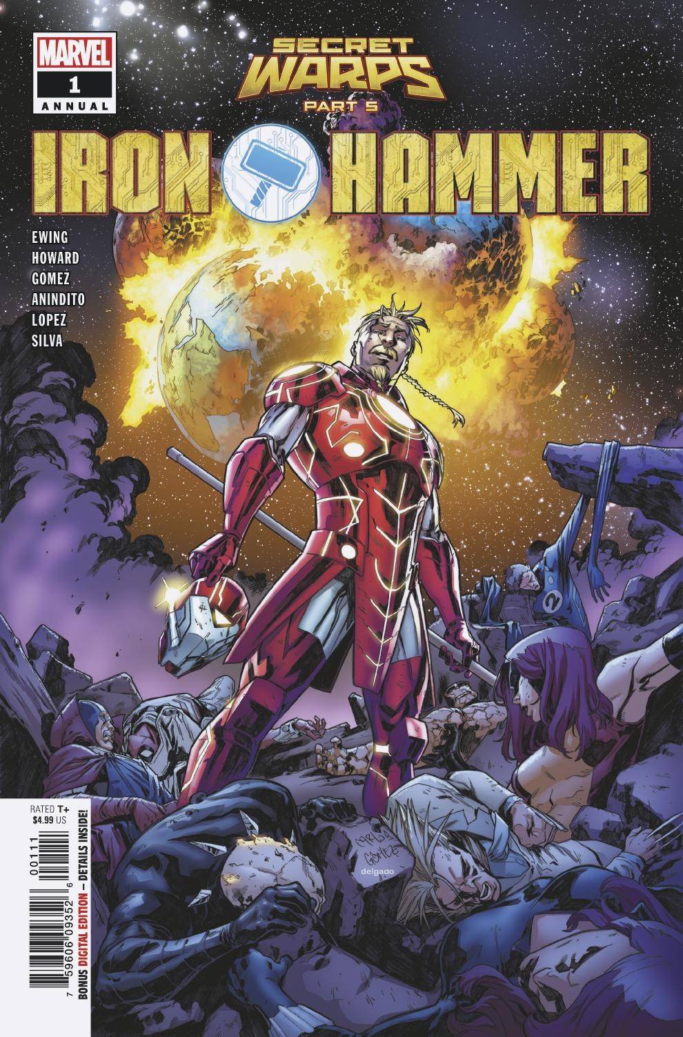 SECRET WARPS IRON HAMMER ANNUAL #1 07/31/19 FOC 07/08/19