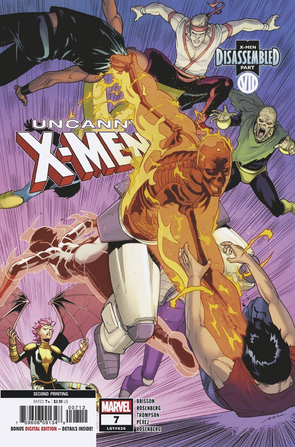 UNCANNY X-MEN #7 2ND PTG PEREZ VARIANT 02/06/19 FOC 01/14/19