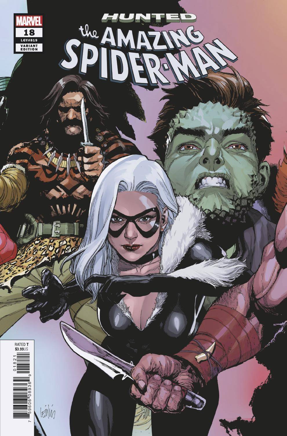 AMAZING SPIDER-MAN #18 LEINIL YU CONNECTING VARIANT 03/27/19 FOC 03/04/19