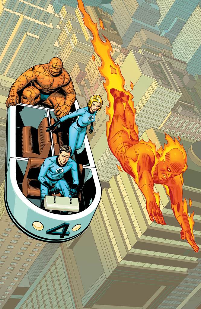 FANTASTIC FOUR #1 SPROUSE EXCLUSIVE VIRGIN VARIANT COVER (M205)