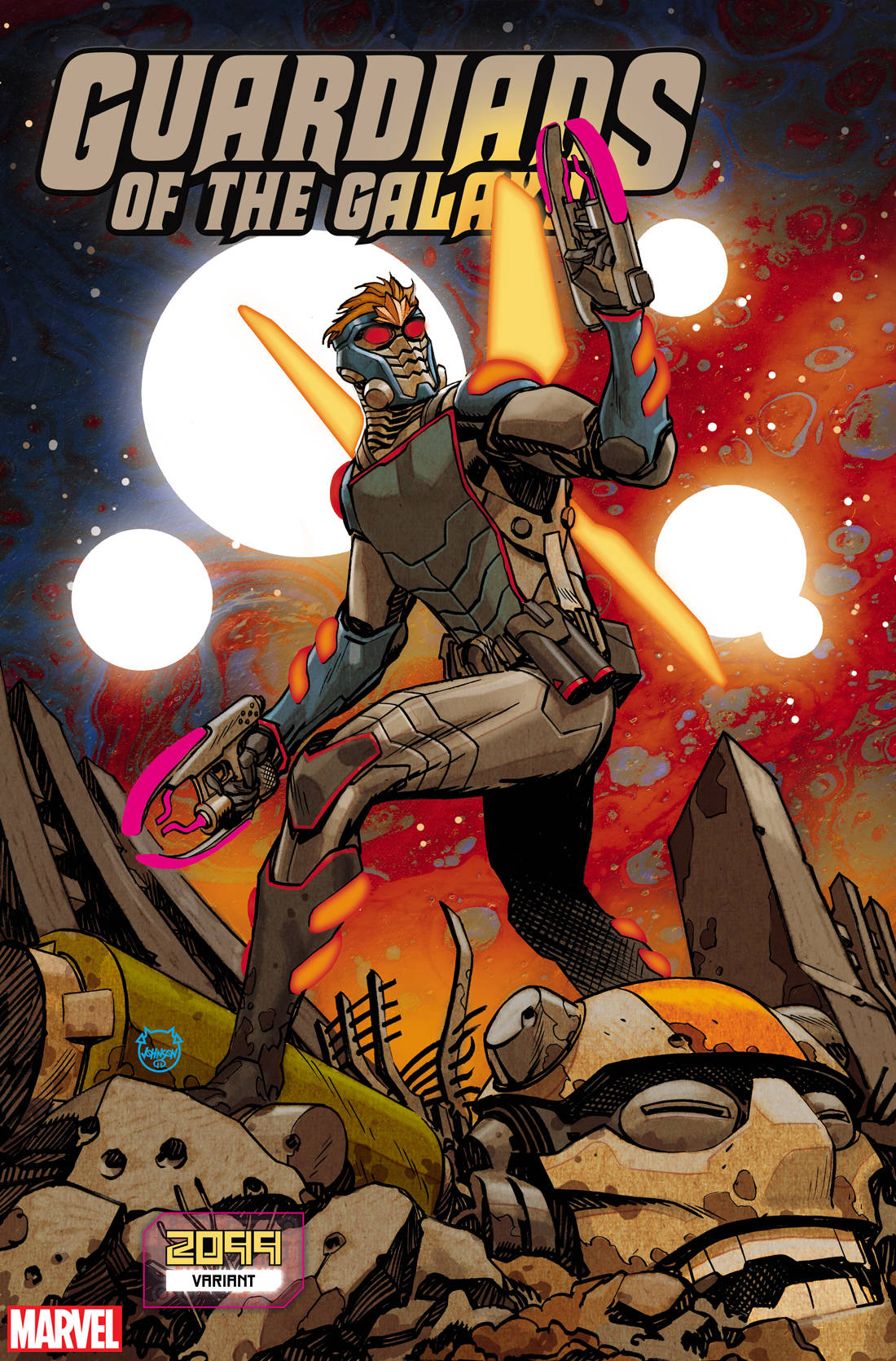 GUARDIANS OF THE GALAXY #11 JOHNSON 2099 VARIANT 11/13/19 FOC 10/21/19