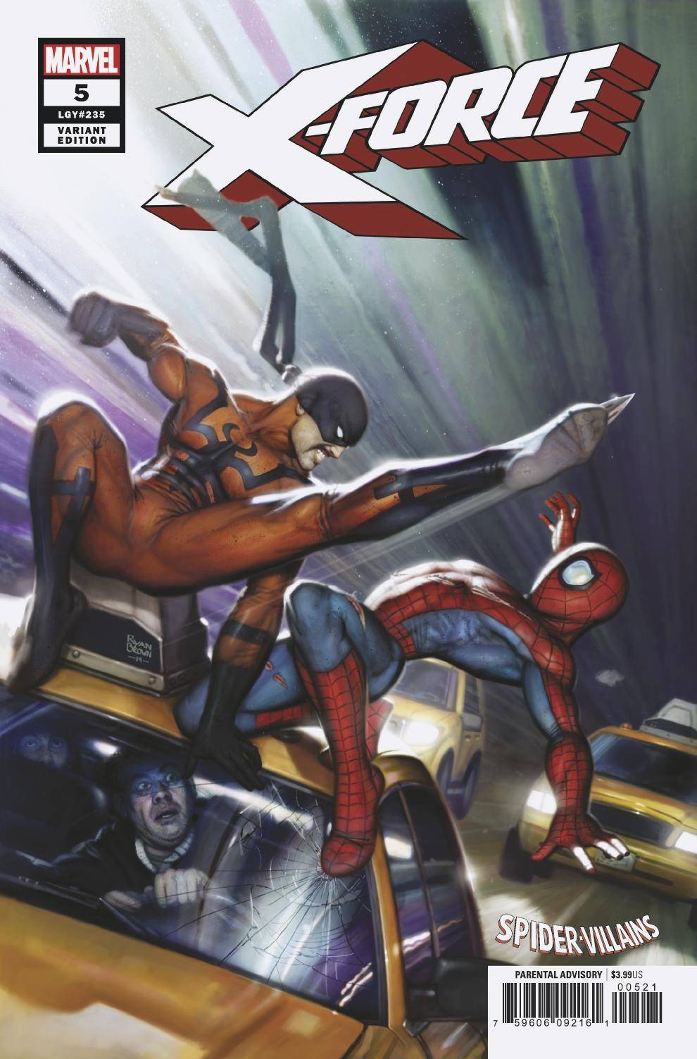 X-FORCE #5 BROWN SPIDER-MAN VILLAINS VARIANT 03/27/19 FOC 03/04/19