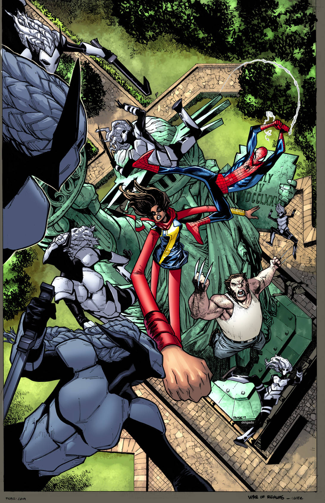 WAR OF REALMS #1 (OF 6) INTERNATIONAL CONNECTING VARIANT 04/03/19 FOC 03/04/19