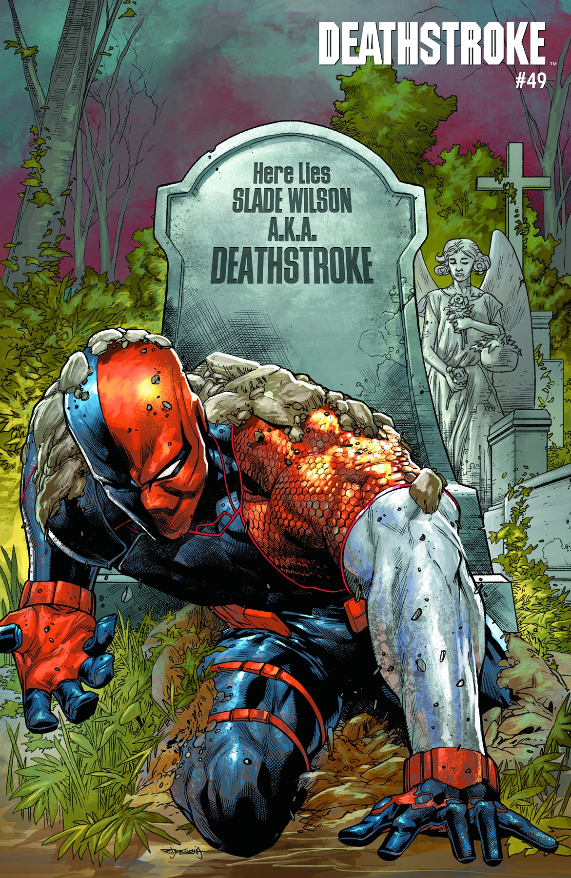 DEATHSTROKE #49 YOTV ACETATE 11/06/19 FOC 09/09/19