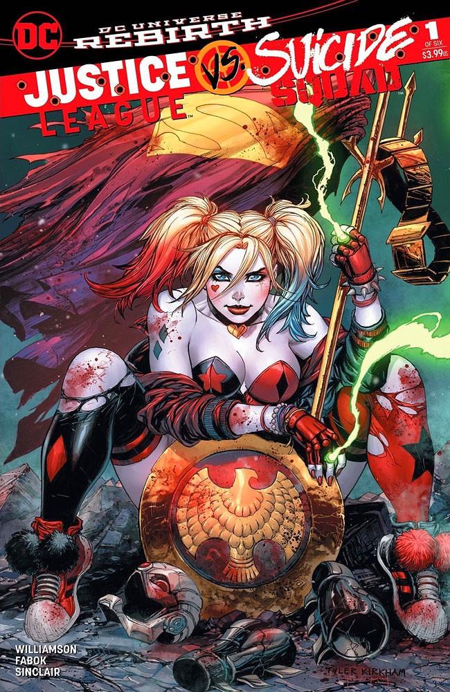 JUSTICE LEAGUE SUICIDE SQUAD #1 TYLER KIRKHAM HARLEY QUINN WINS EXCLUSIVE
