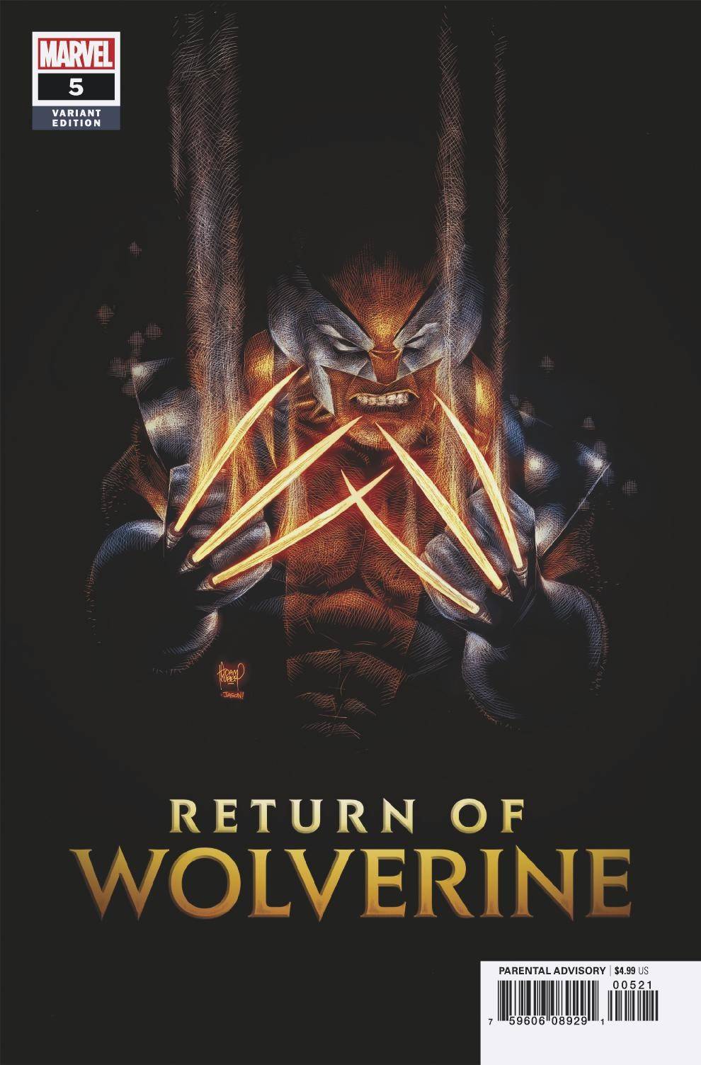 RETURN OF WOLVERINE #5 (OF 5) KUBERT VARIANT 02/20/19 FOC 01/28/19