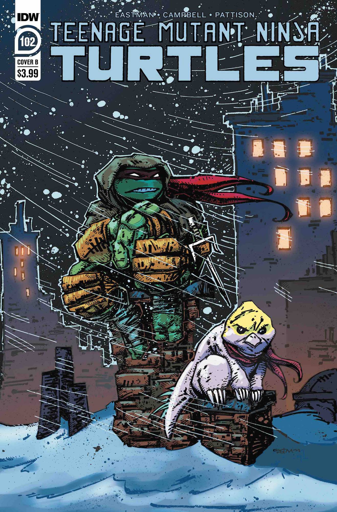 TMNT ONGOING #102 CVR B EASTMAN 01/29/20 FOC 01/06/20