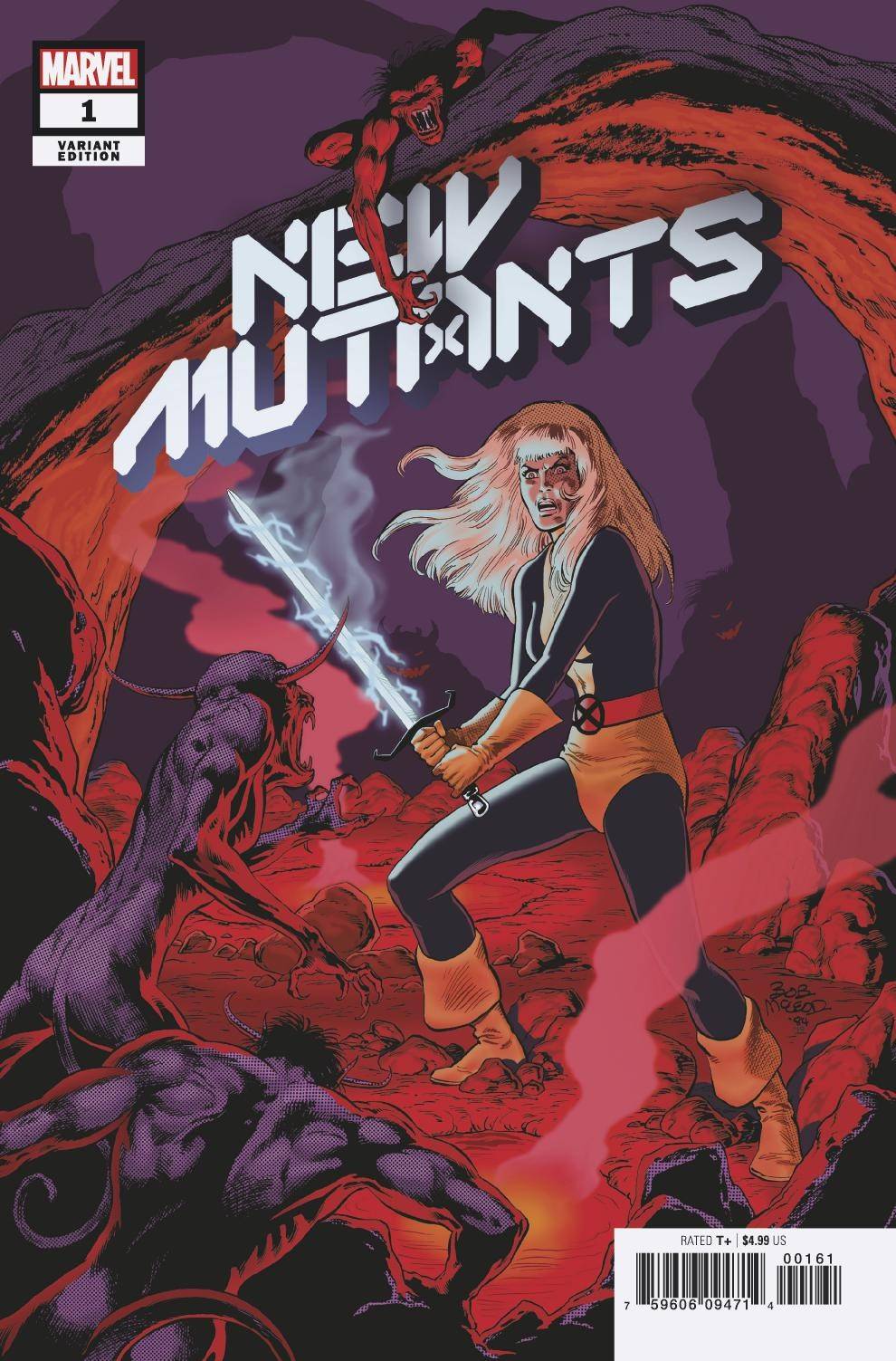 NEW MUTANTS #1 MCLEOD HIDDEN GEM 1:100 VARIANT DX 11/06/19 FOC 10/14/19