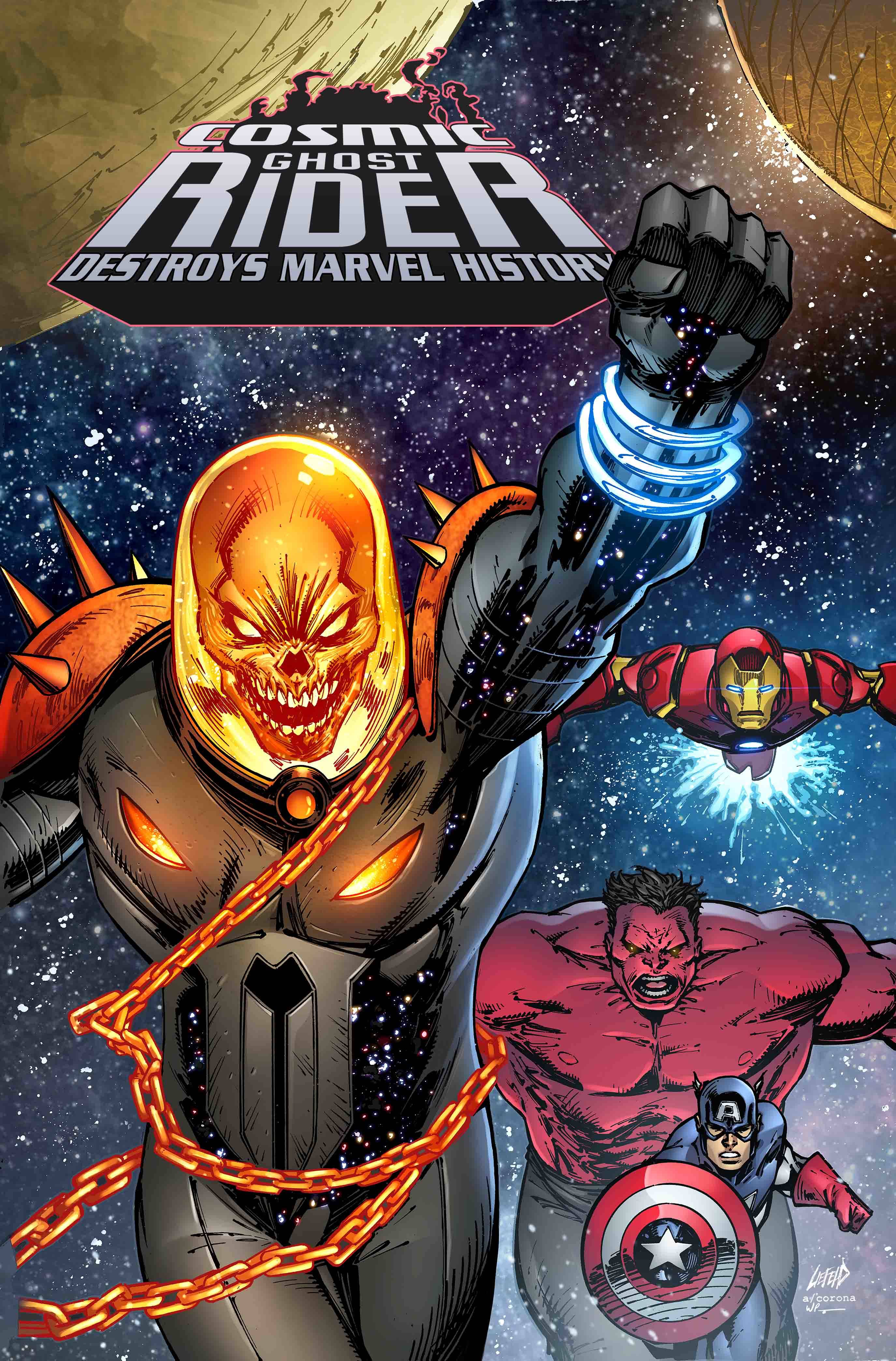 COSMIC GHOST RIDER DESTROYS MARVEL HISTORY #1 (OF 6) LIEFELD 1:25 VARIANT 03/06/19 foc 02/11/19