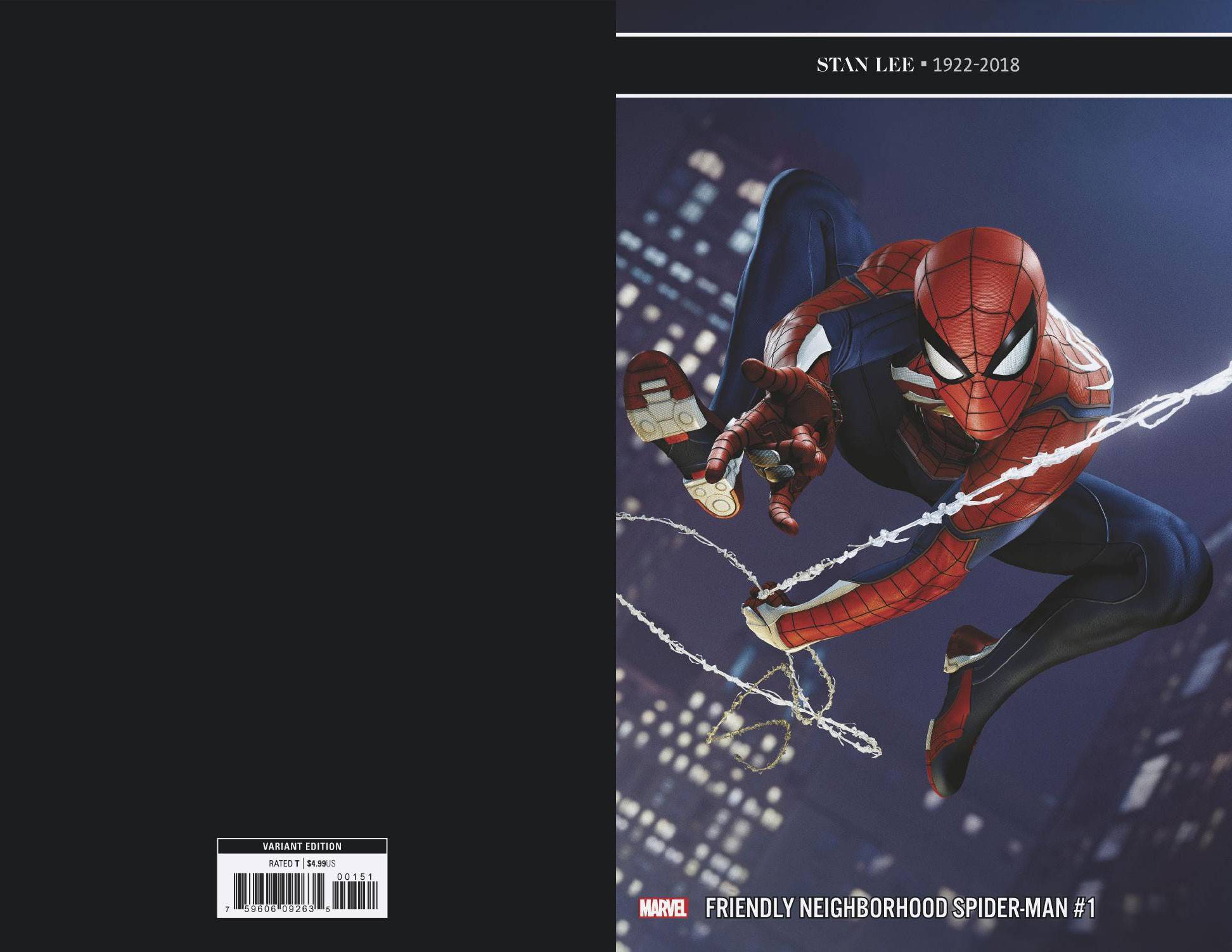 FRIENDLY NEIGHBORHOOD SPIDER-MAN #1 1:10 GAME VARIANT 01/09/19