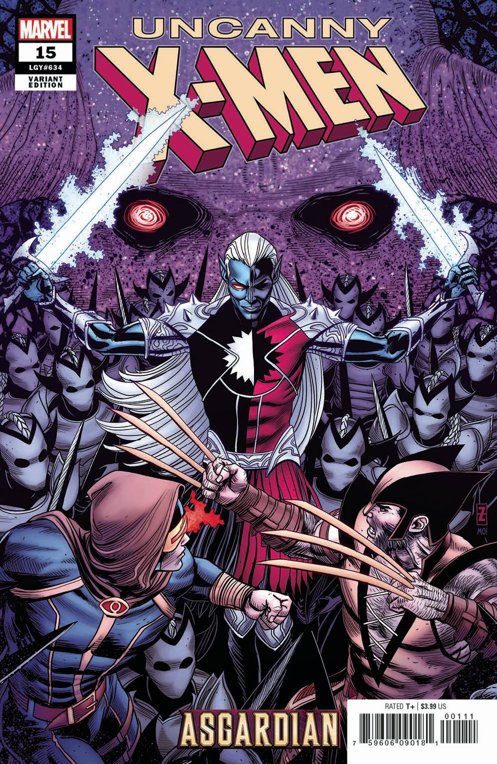 UNCANNY X-MEN #15 ZIRCHER ASGARDIAN VARIANT 04/03/19 FOC 03/11/19
