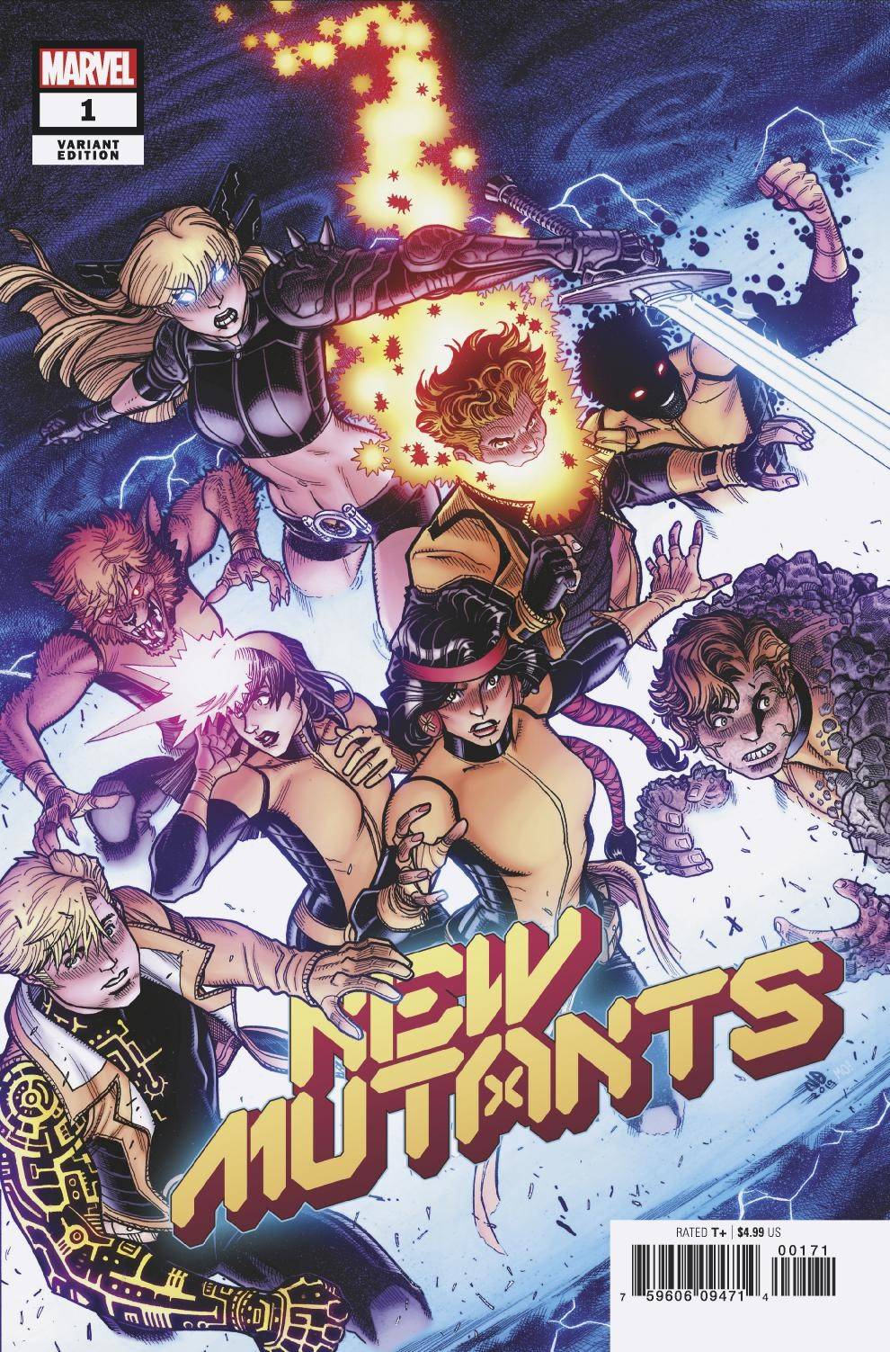 NEW MUTANTS #1 BRADSHAW 1:25 VARIANT DX 11/06/19 FOC 10/14/19