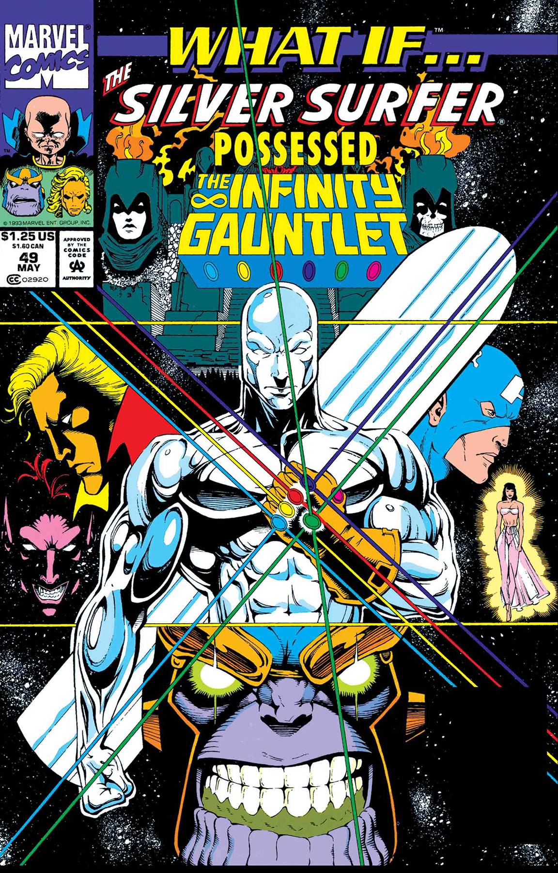 TRUE BELIEVERS WHAT IF SILVER SURFER POSSESSED GAUNTLET #1 FOC 10/01/18 (CB104)