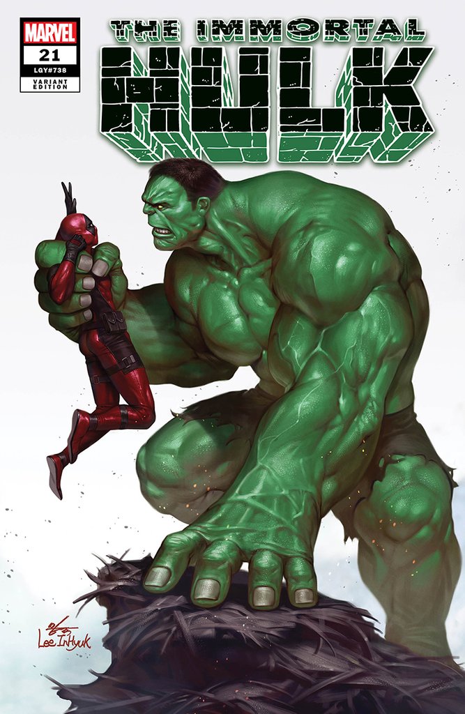 IMMORTAL HULK #21 INHYUK LEE EXCLUSIVE VARIANT COVER(M205)