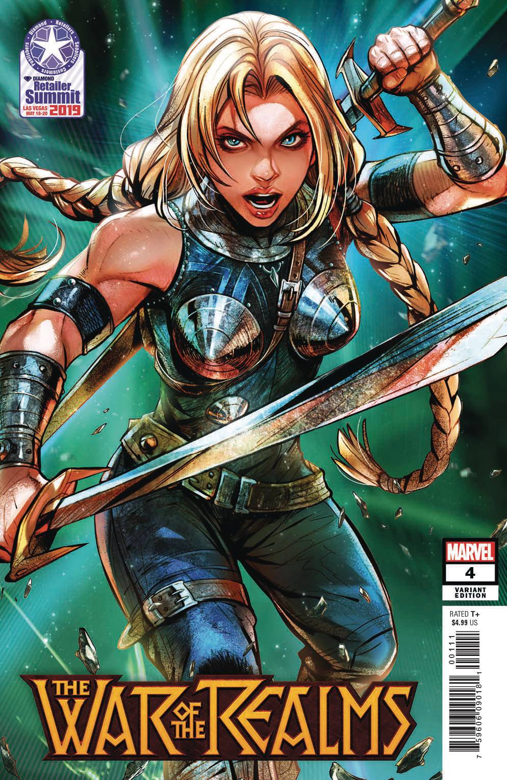 RETAILER SUMMIT 2019 WAR OF REALMS #4 (OF 6) ARTIST VARIANT 05/15/19  FOC 04/22/19