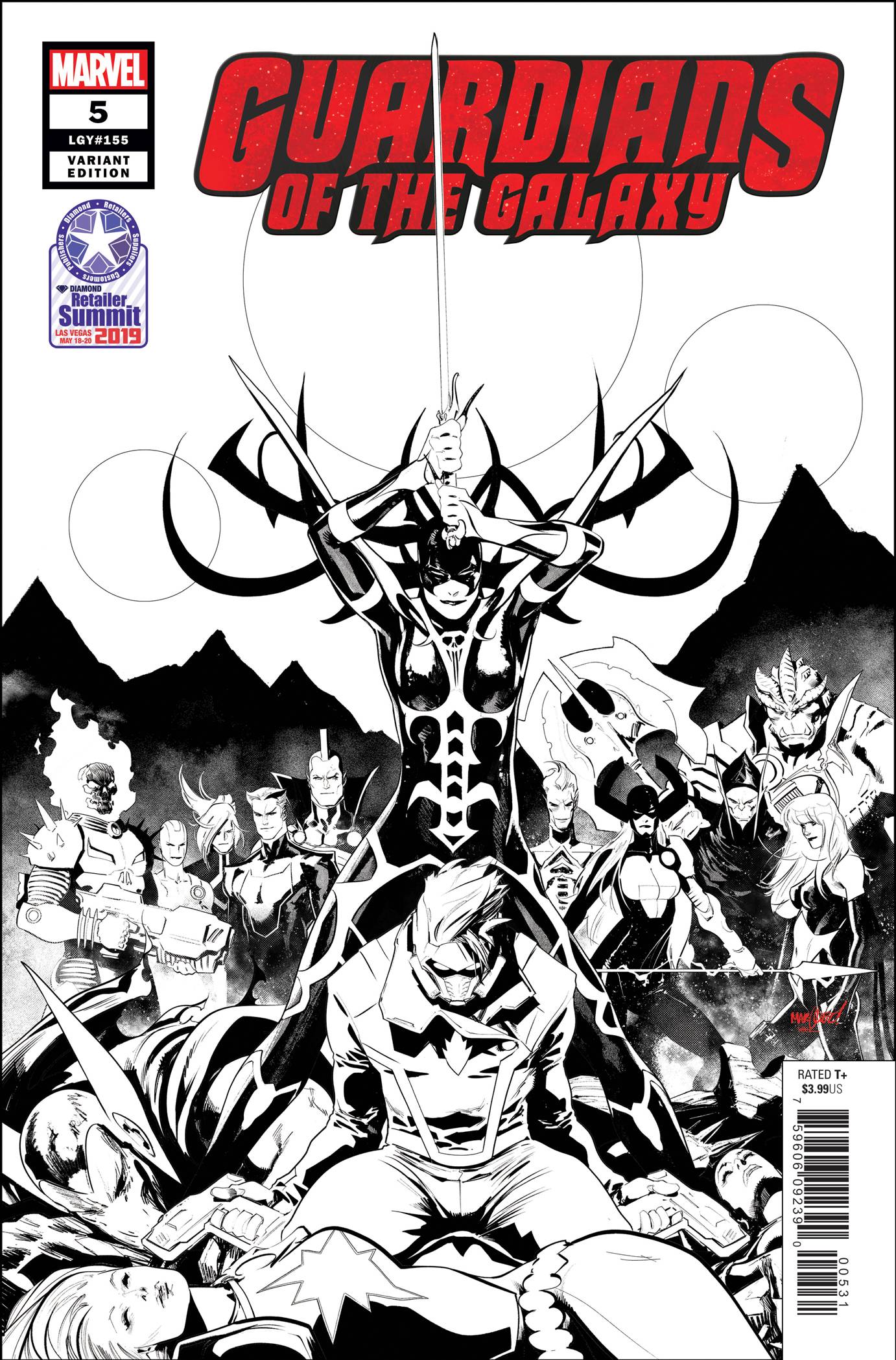 GUARDIANS OF THE GALAXY #5 RETAILER SUMMIT 2019 EXCLUSIVE 05/15/19  FOC 04/22/19(M205)