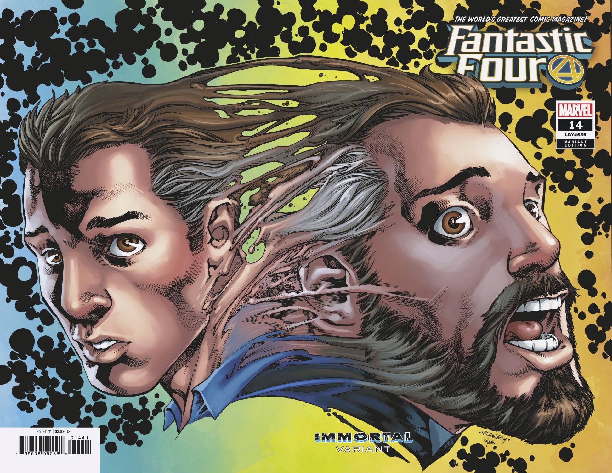 FANTASTIC FOUR #14 RANEY MR FANTASTIC IMMORTAL WRAPAROUND VARIANT 09/04/19 FOC 08/12/19