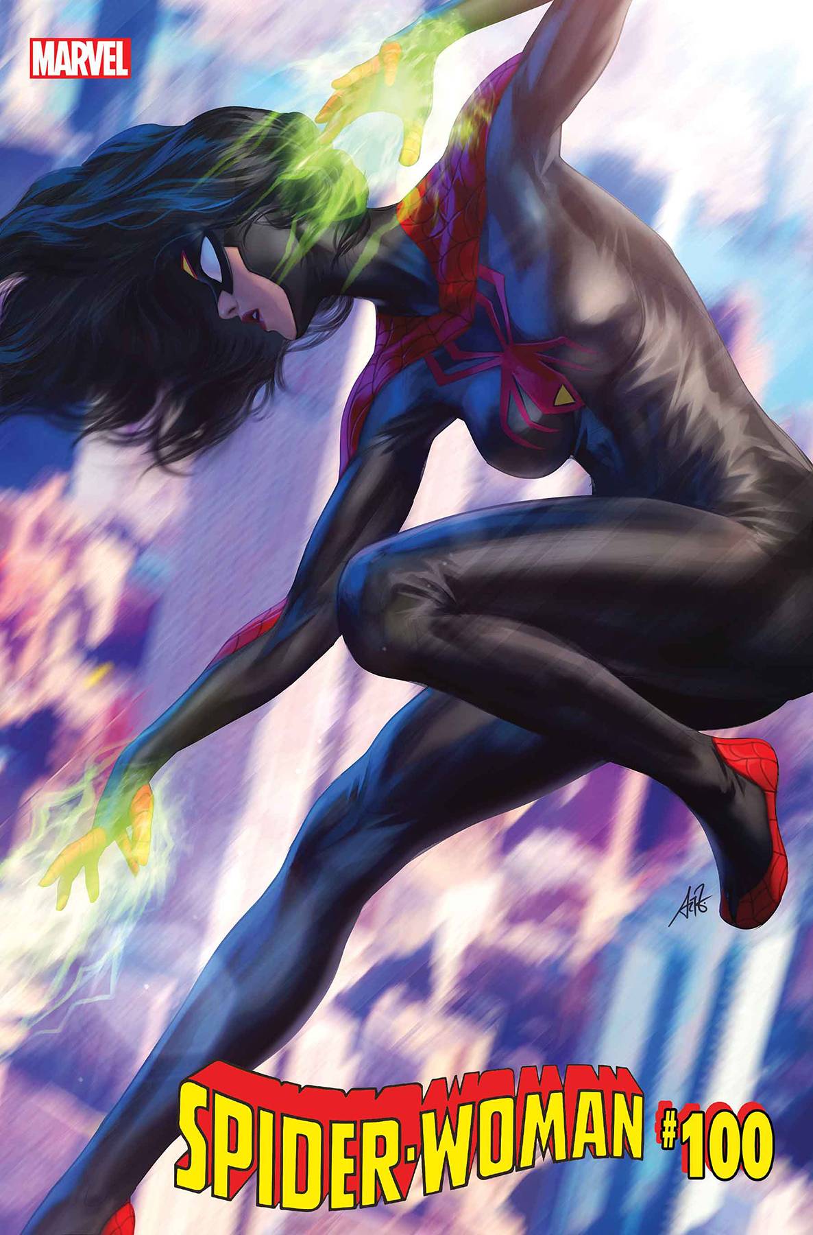 SPIDER-WOMAN #5 ARTGERM BLACK COSTUME VARIANT 10/21/20
