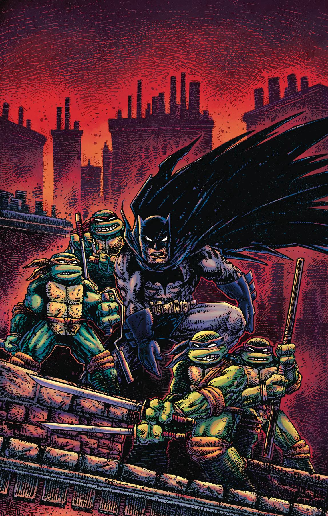 BATMAN TEENAGE MUTANT NINJA TURTLES III #2 (OF 6) EASTMAN VARIANT 06/05/19 FOC 05/13/19(CB66)