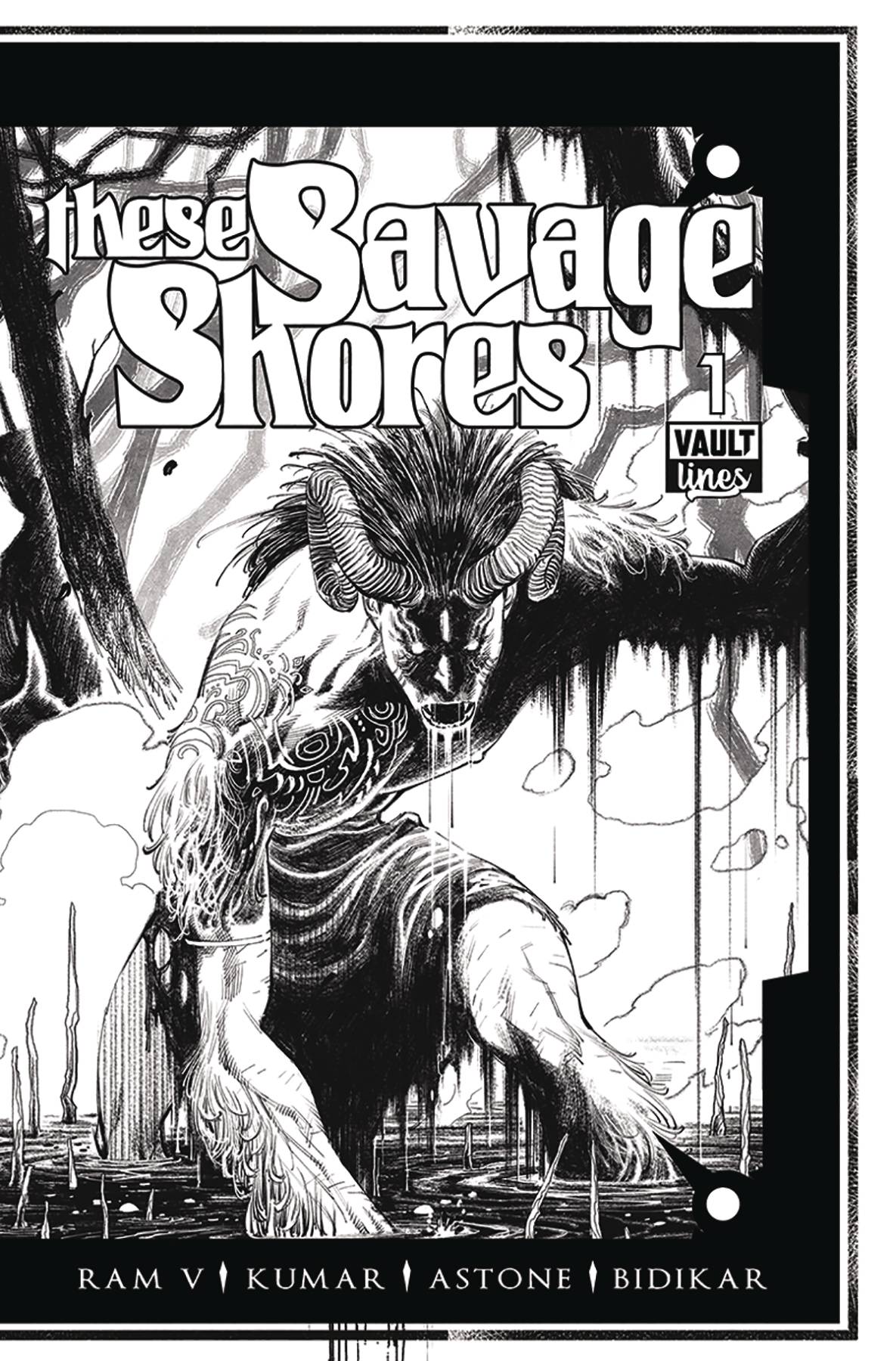 THESE SAVAGE SHORES #1 B&W EDITION 03/27/19 FOC 02/25/19