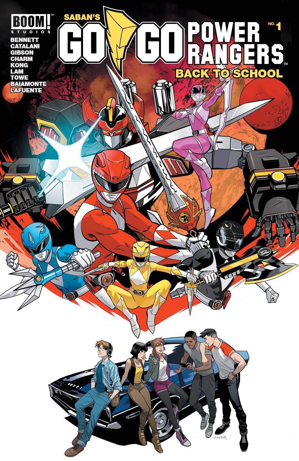 GO GO POWER RANGERS BACK TO SCHOOL #1 MAIN FOC 08/27