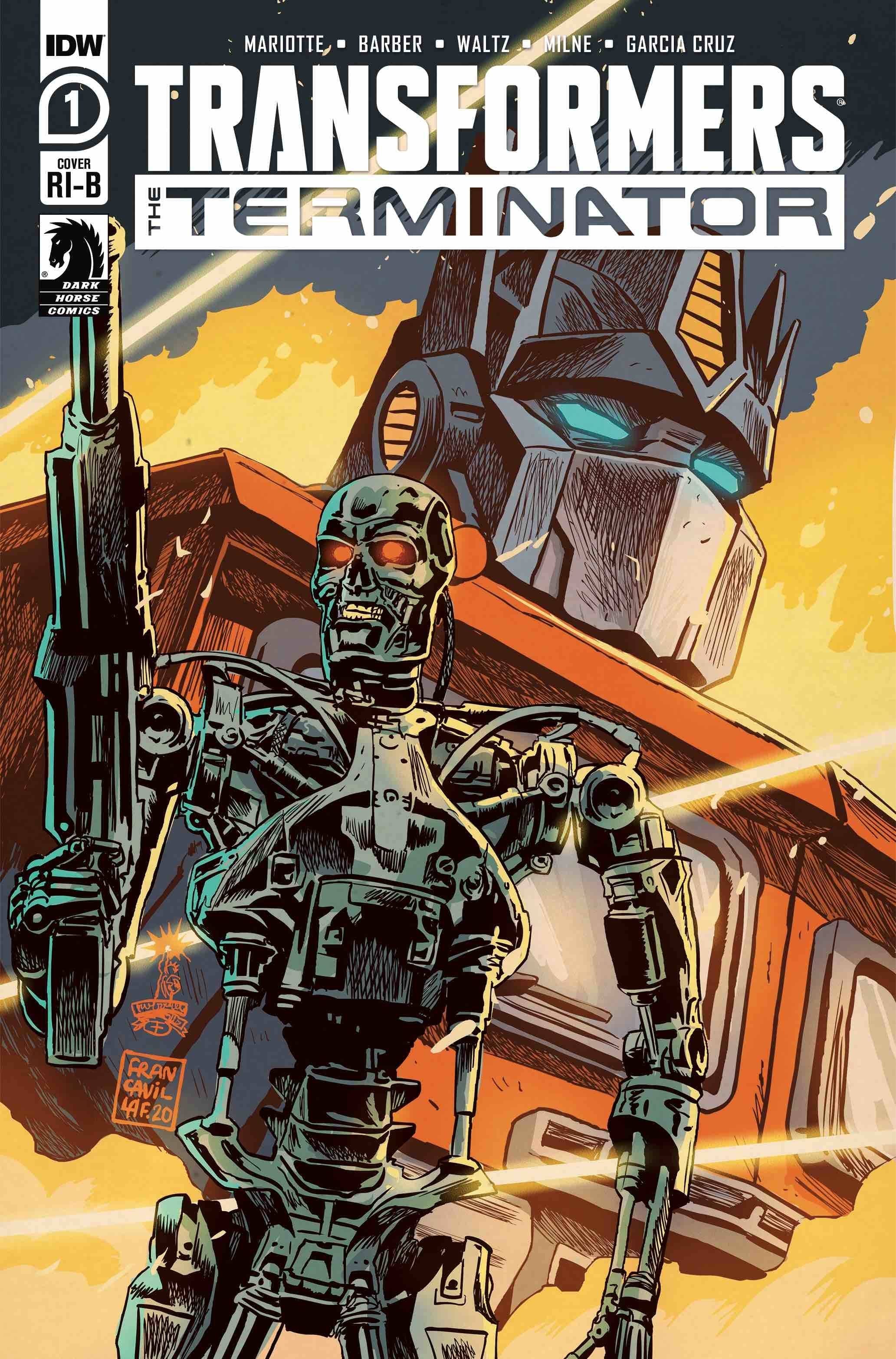 Transformers VS Terminator #1 Francavilla 1:25 Variant 03/25/19 FOC 03/02/20