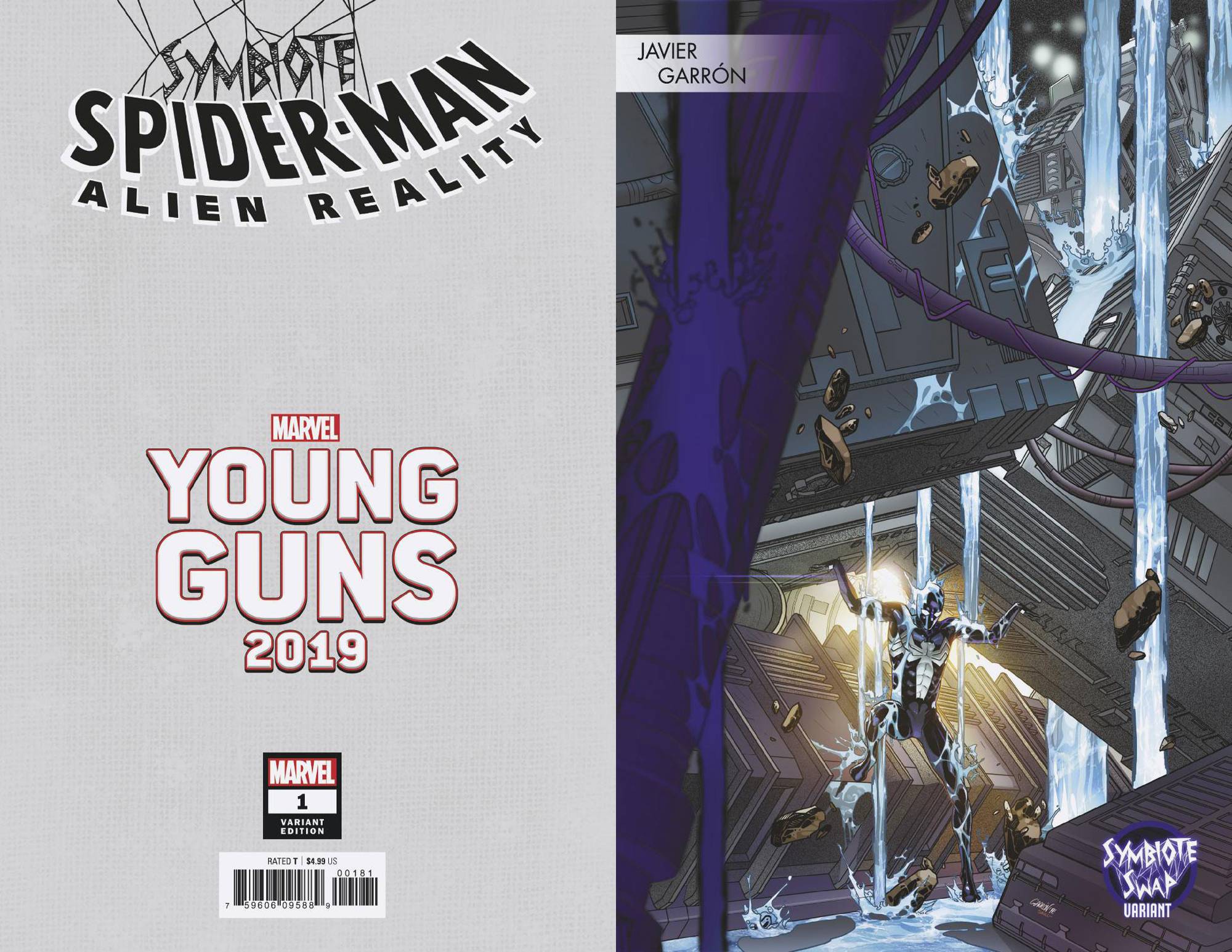 SYMBIOTE SPIDER-MAN ALIEN REALITY #1 GARRON YOUNG GUNS 12/11/19 FOC 11/11/19