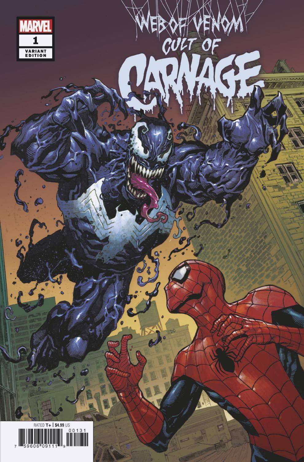 WEB OF VENOM CULT OF CARNAGE #1 CASSARA VARIANT 04/10/19 FOC 03/18/19(CB65)