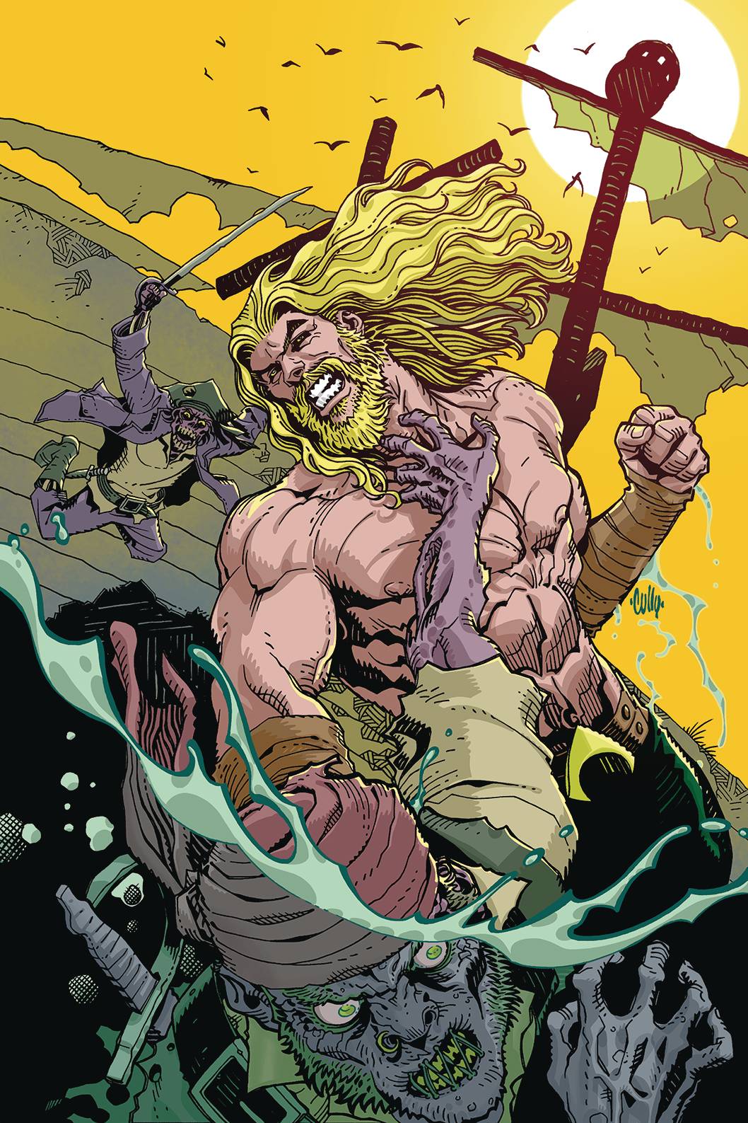 AQUAMAN #45 CULLY HAMNER VARIANT 02/20/19 FOC 01/28/19