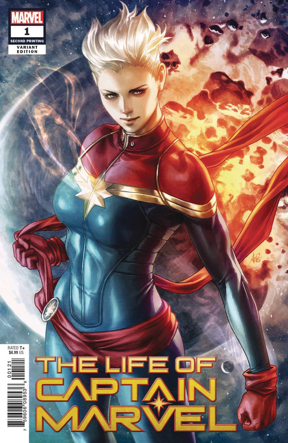 LIFE OF CAPTAIN MARVEL #1 (OF 5) ARTGERM VARIANT FOC 06/25