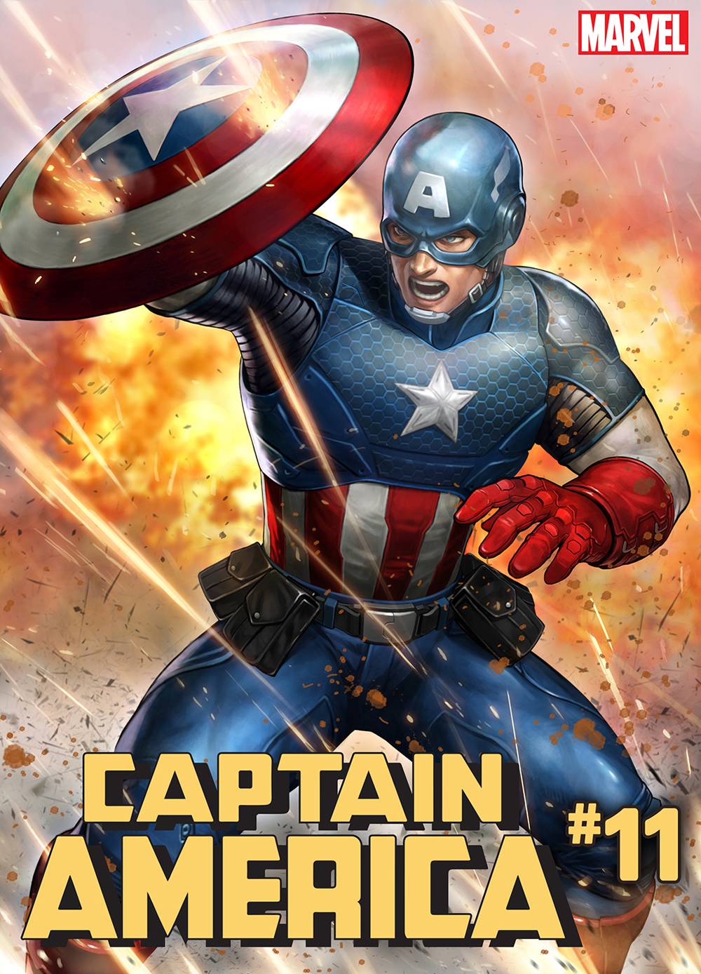 CAPTAIN AMERICA #11 YOON LEE MARVEL BATTLE LINES VAR 06/19/19 FOC 05/27/19