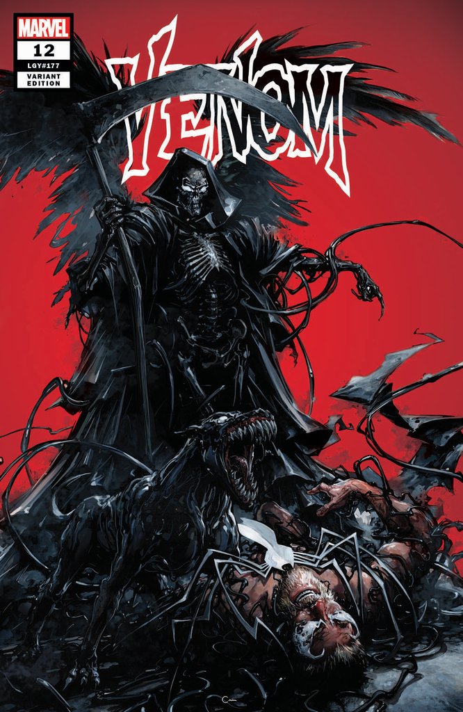 VENOM #12 CLAYTON CRAIN GRIM REAPER VARIANT COVER (CB128)