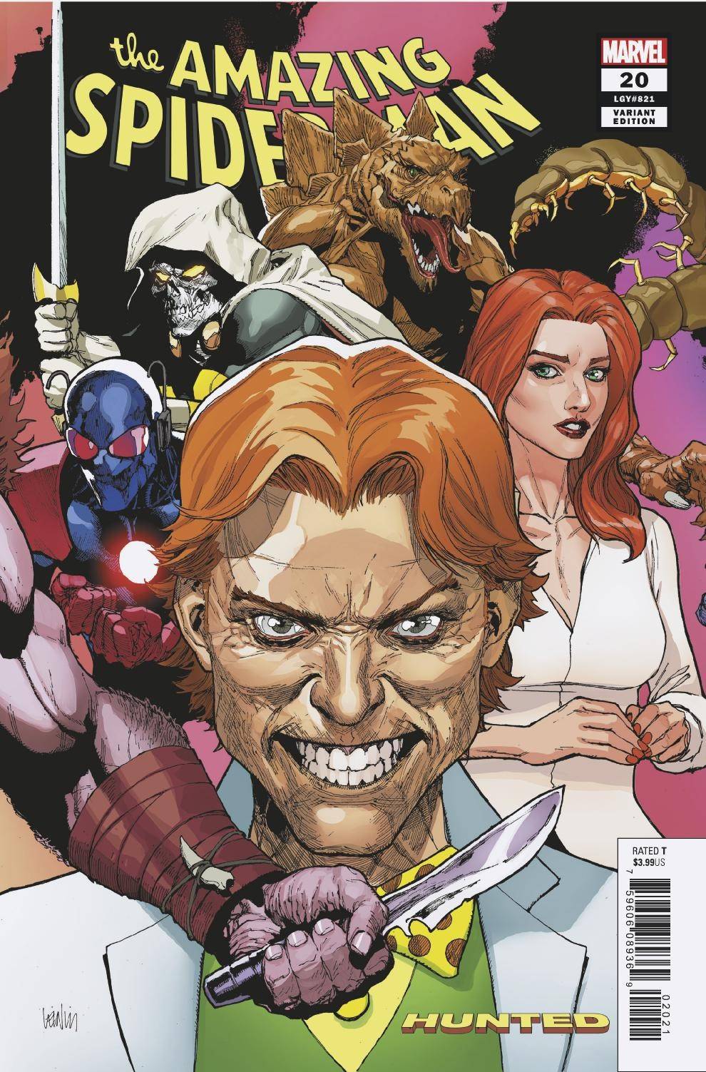 AMAZING SPIDER-MAN #20 YU CONNECTING VARIANT 04/24/19 FOC 04/01/19