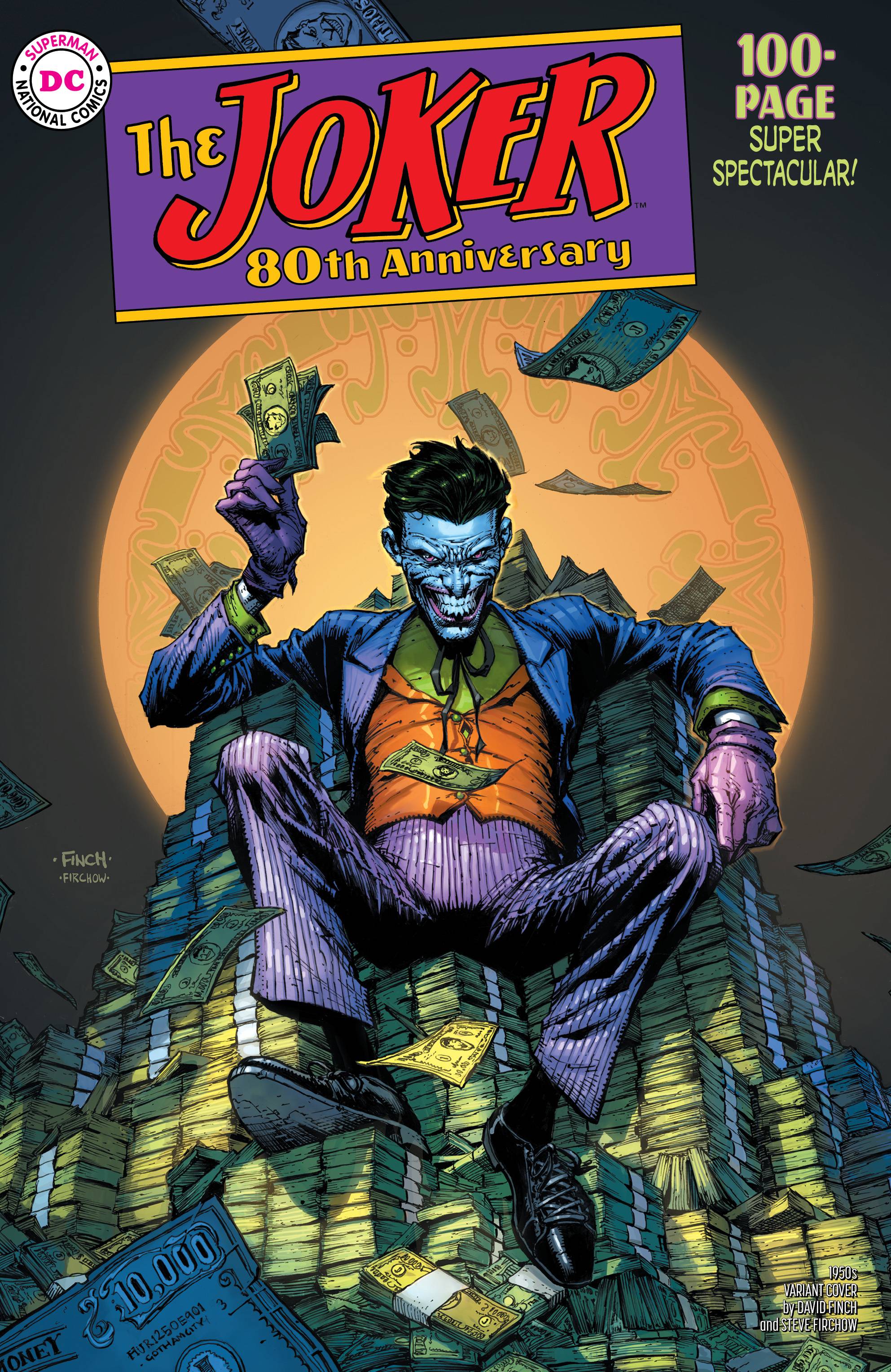 JOKER 80TH ANNIV 100 PAGE SUPER SPECT #1 1950S DAVID FINCH  06/10/20