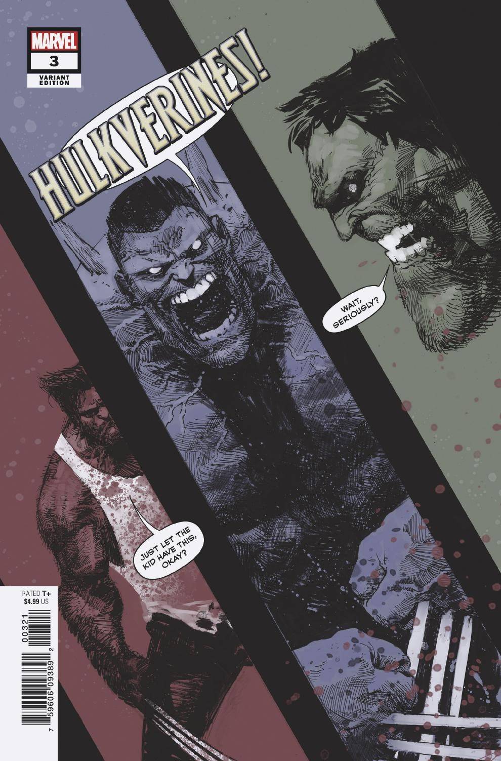 HULKVERINES #3 (OF 3) ZAFFINO VARIANT 04/24/19 FOC 04/01/19