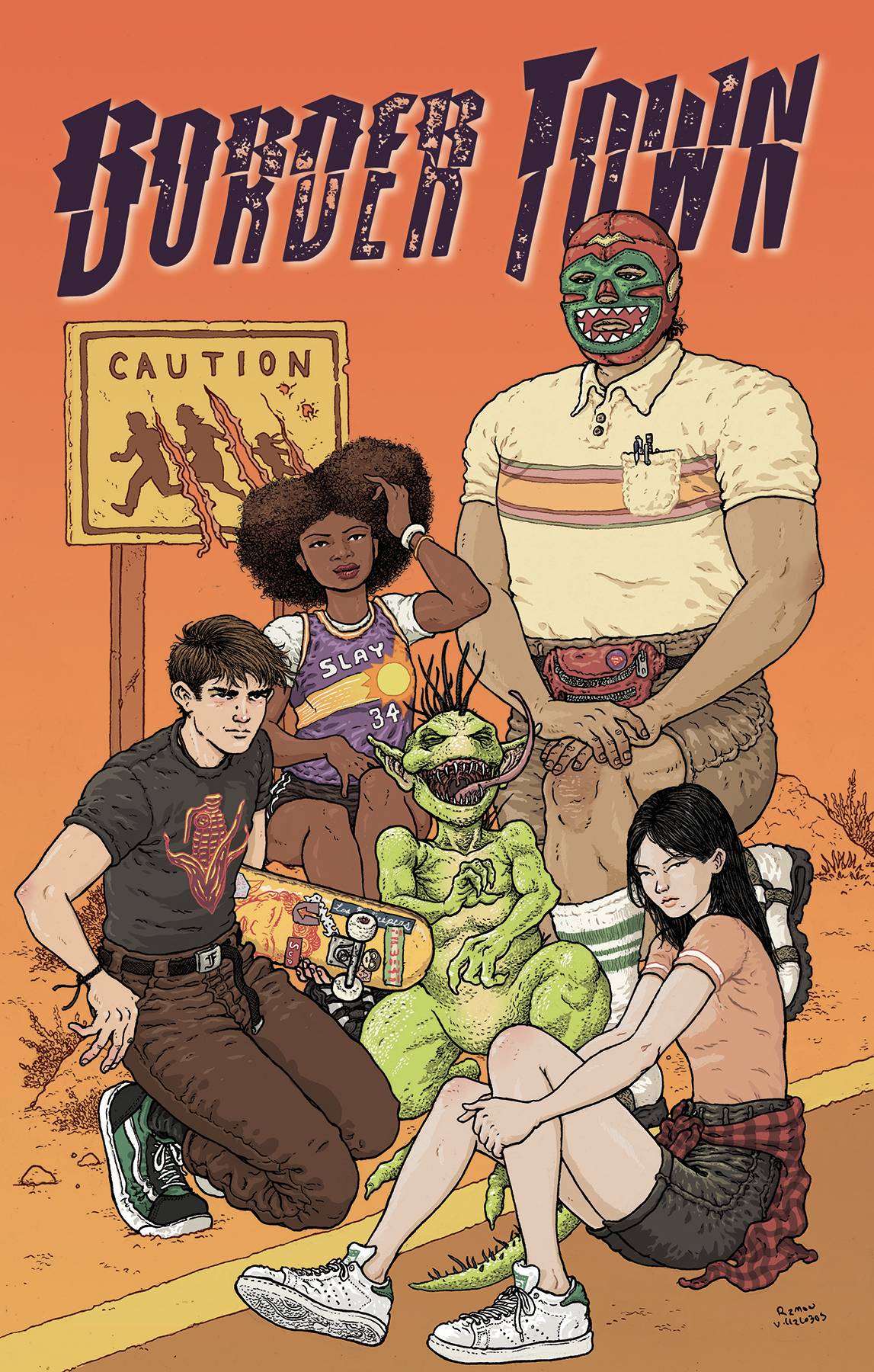 BORDER TOWN #1 (MR) FOC 08/13