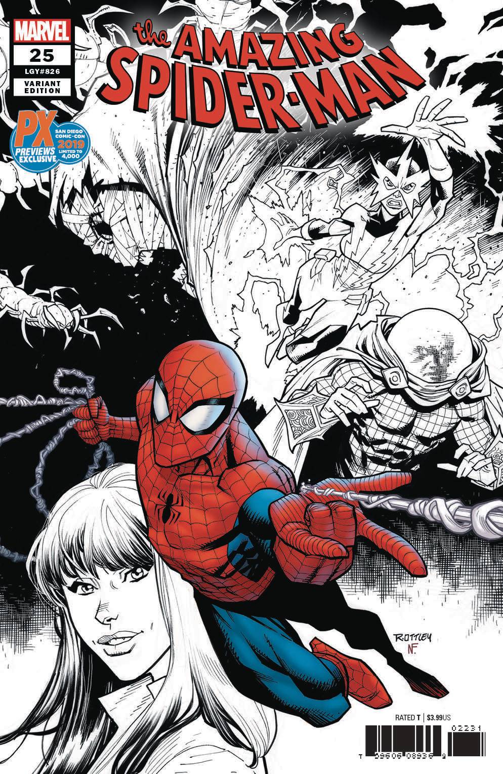 SDCC 2019 AMAZING SPIDER-MAN #25 ARTIST VARIANT 07/24/19 (M4)