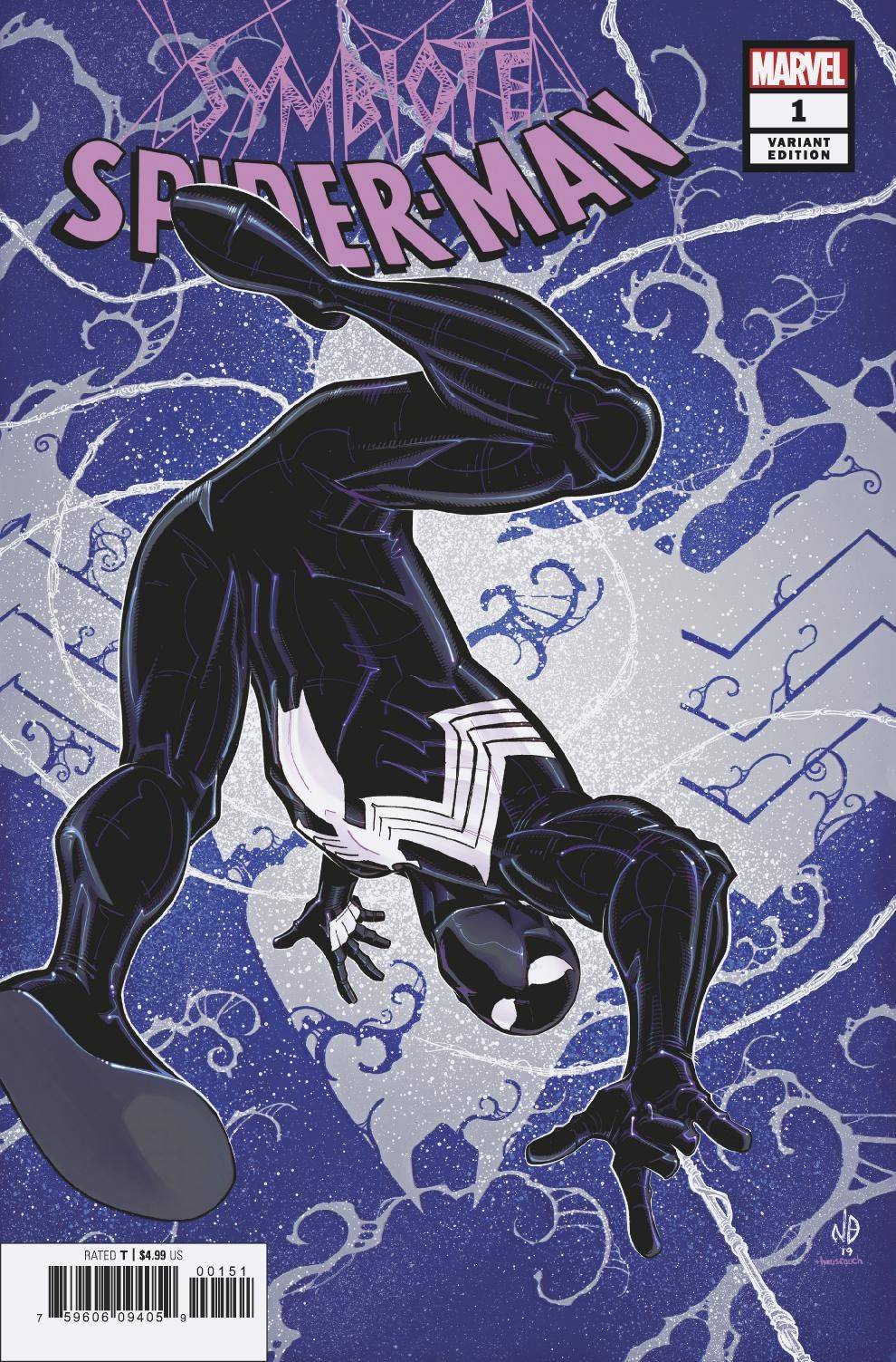 SYMBIOTE SPIDER-MAN #1 1:25 BRADSHAW VARIANT 04/10/19 FOC 03/18/19(CB107)