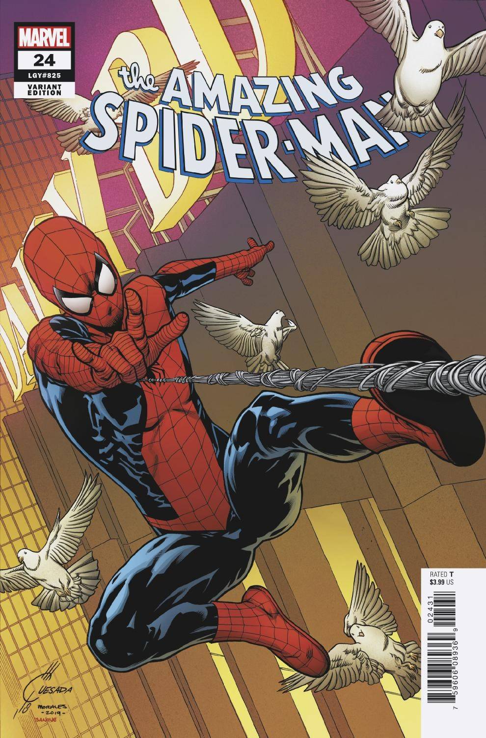 AMAZING SPIDER-MAN #24 QUESADA VAR 06/26/19 FOC 06/03/19