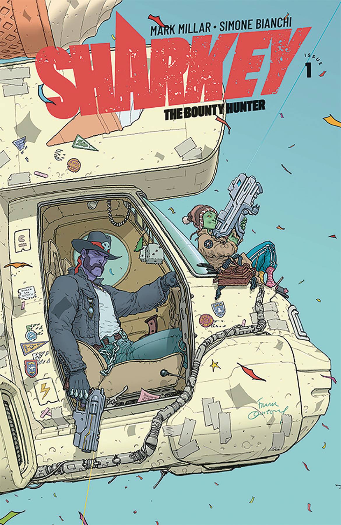 SHARKEY BOUNTY HUNTER #1 (OF 6) CVR C QUITELY 02/20/19 FOC 01/28/19