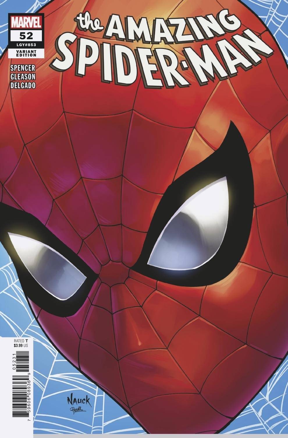 AMAZING SPIDER-MAN #52 NAUCK HEADSHOT VARIANT 11/11/20