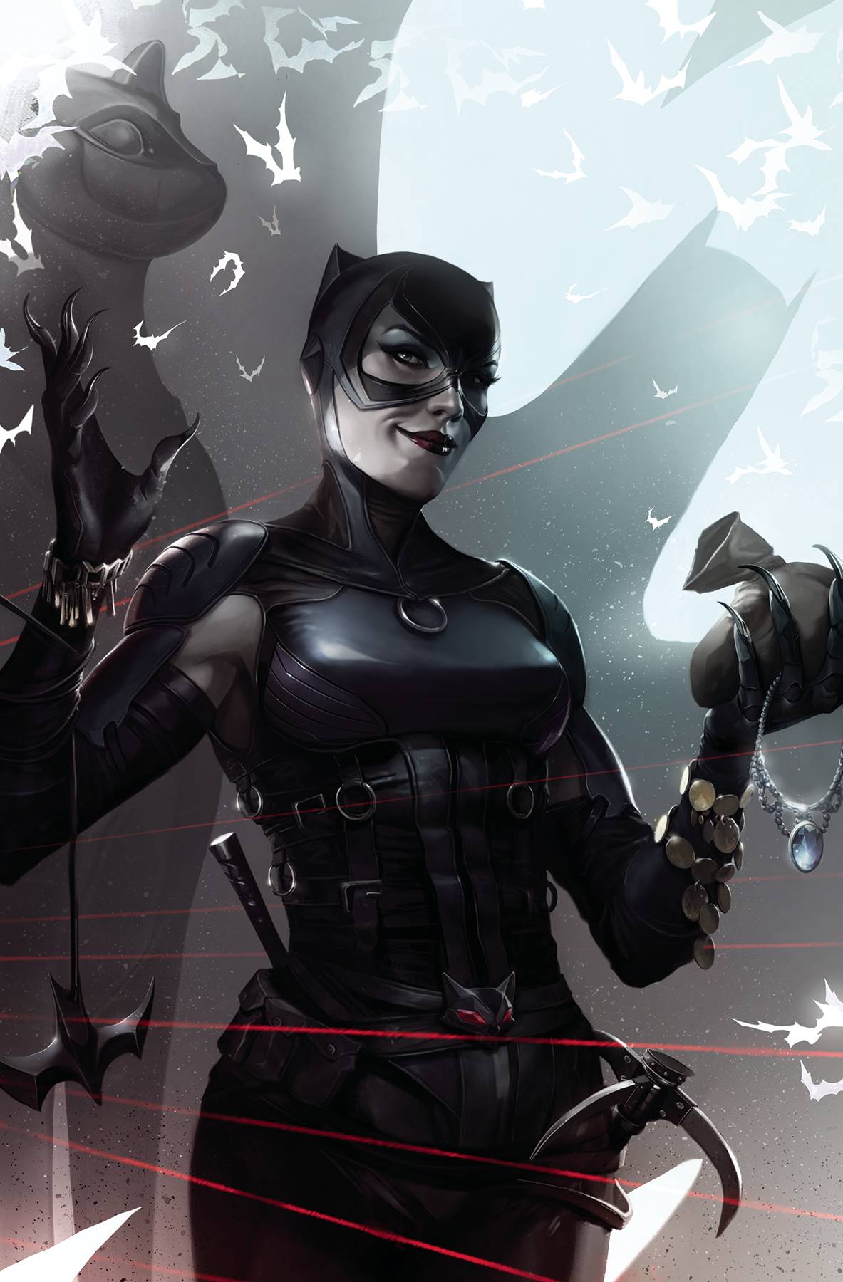 BATMAN #96 CARD STOCK F MATTINA VAR ED JOKER WAR 1st OF CLOWNHUNTER (CB22)